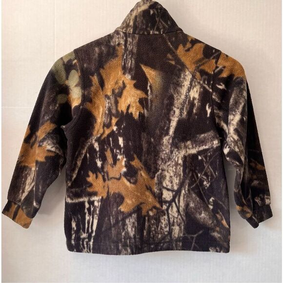 Columbia Boys Camo Fleece Jacket Sz 8 EUC - Picture 2 of 4